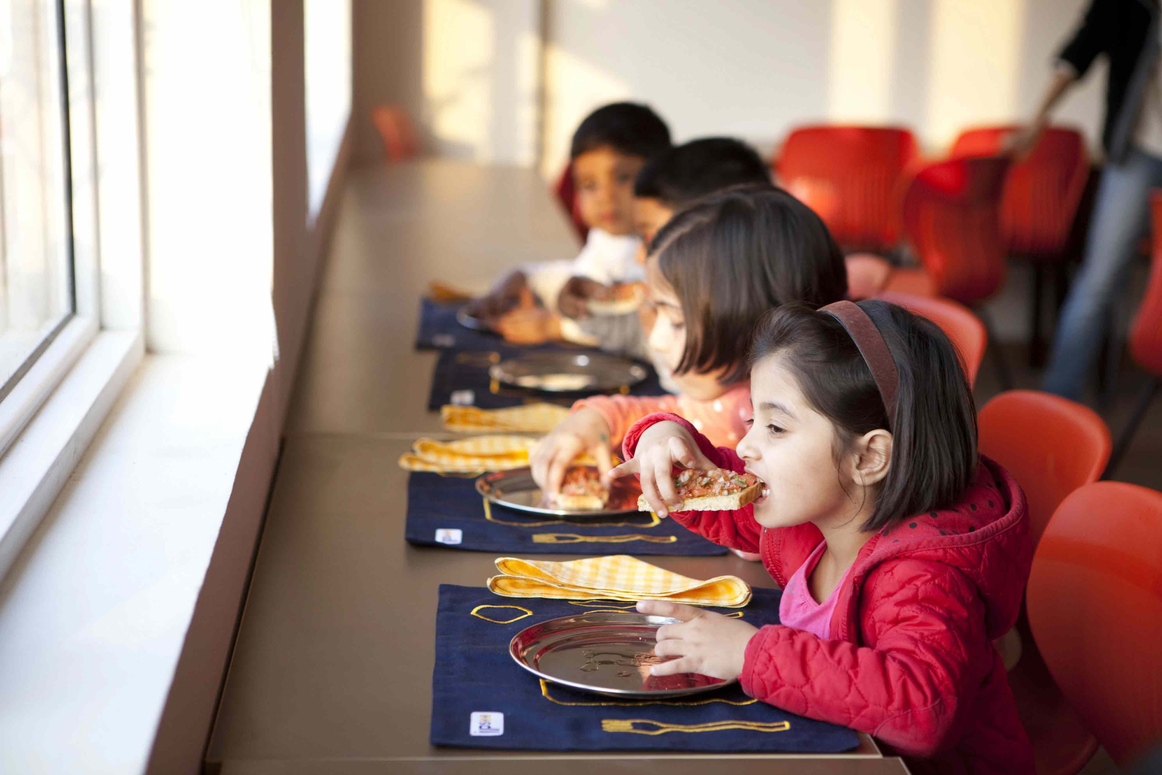 Time to enjoy snack by the window as the sun begins to dip